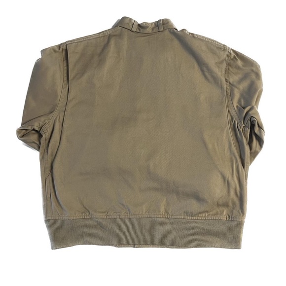 *Vintage Ralph Lauren Khaki Bomber Jacket Size 8 - Picture 2 of 6